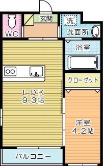 ベルクグランツ戸畑駅前 101号室 間取り