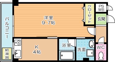 アルファＫⅡ  304号室 間取り
