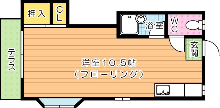 シティベール祇園 間取り図