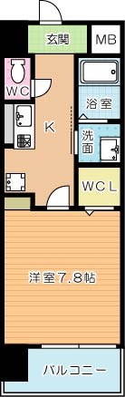 Ｓｕｎｆｌｏｗｅｒ(サンフラワー) 202号室 間取り