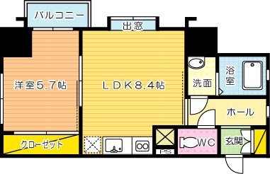 ウィングス砂津 間取り