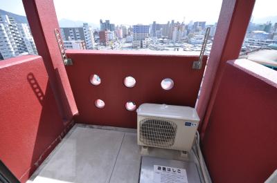 ウィングス砂津 ベランダ