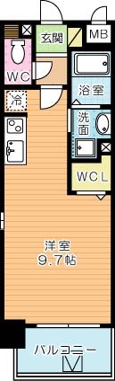 コンダクトレジデンス戸畑 401号室 間取り