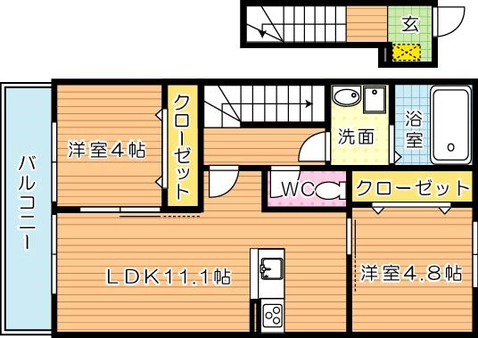 Rassurer（ラシュレ） 間取り図