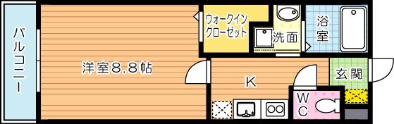 【学生★必見】レジデンス21 間取り図