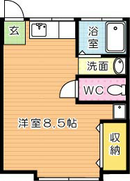 【学生★必見】Chambre（シャンブル） college号室 間取り