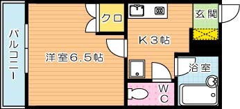 【学生★必見】ヨークス本城 間取り図