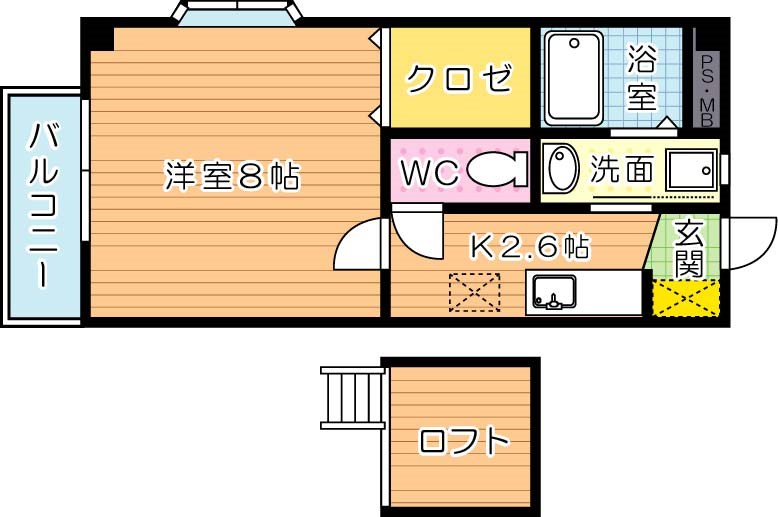 メゾン上の原 間取り図