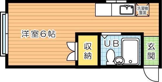 【学生★必見】メゾンドローラン college号室 間取り