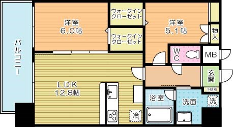 ラ・フェリス城野   間取り図