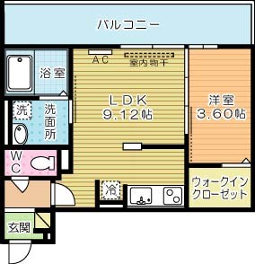 Ａｒｉｇａ　10（アリガ　トウ） 207号室 間取り