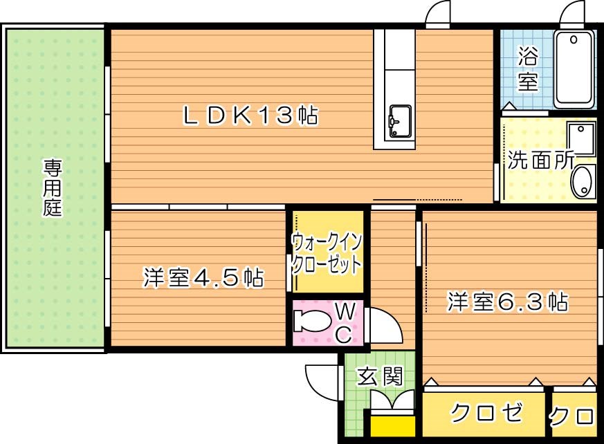 プリヴェーラ　A棟  間取り図