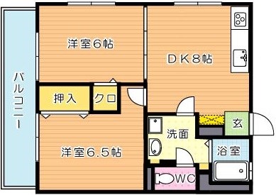 ウィンズヒル三ヶ森Ⅱ 間取り図