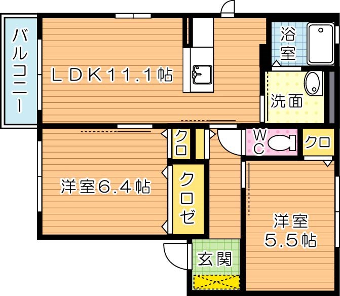 プレアデス　A棟  間取り図