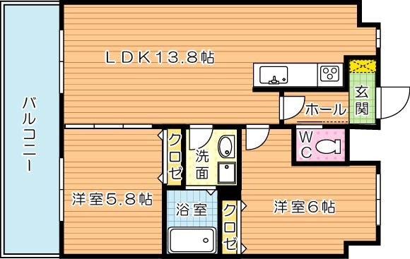 ヴァルトハヤシⅠ 間取り