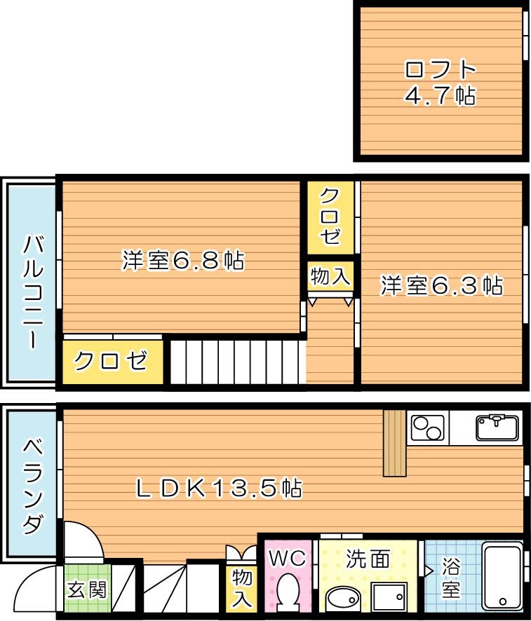 ボナソルテ 間取り図