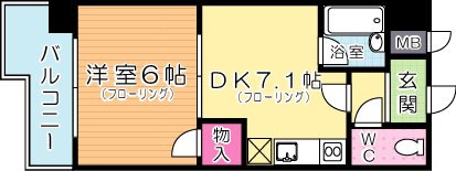 ヴィレッジ皆好園 202号室 間取り