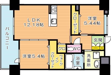 LEGEND157（レジェンド157） 405号室 間取り