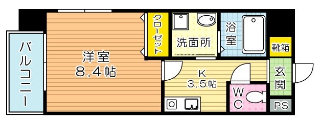 ブルースクエア響Ⅳ 1201号室 間取り