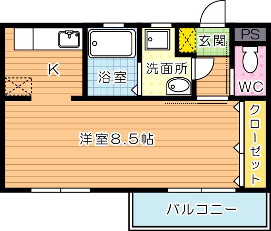 ＡＱＵＡ清水(アクア清水) 間取り図