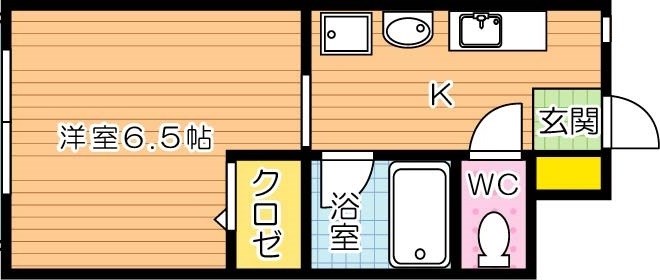 アベニール八幡 間取り図