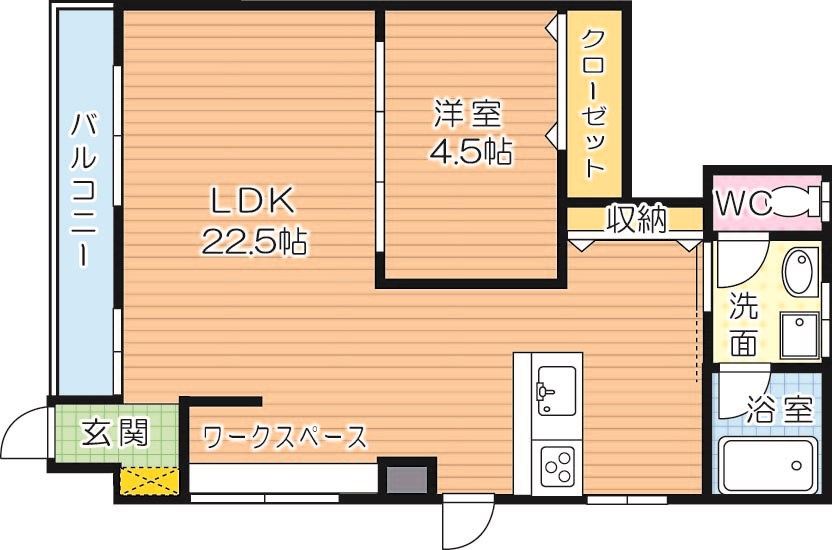 大西ビル 101号室 間取り