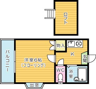 オアシス清水 101号室 間取り