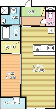 SHIZUKA　BLDG(シズカビル) 402号室 間取り