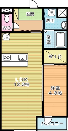 SHIZUKA　BLDG(シズカ　ビル)  103号室 間取り