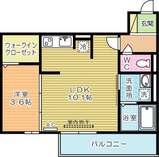 ポサーダ三萩野 間取り図