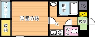 リバーサイドグリーン 301号室 間取り