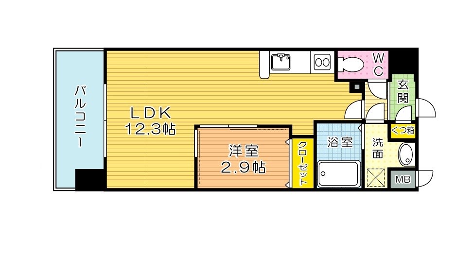 リュシオール　レジデンス 間取り図