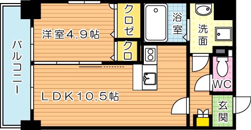 グランハイアット 601号室 間取り