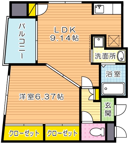 PIAGET(ピアジェ)   203号室 間取り