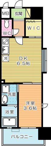 ギャラン片野Ｎｅｏ 323号室 間取り