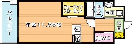 LEGEND111（レジェンド111） 405号室 間取り