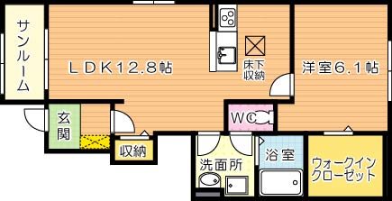 モンテピーノ池田A 間取り図