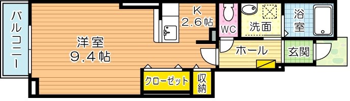 アライブマツバラⅠ 103号室 間取り