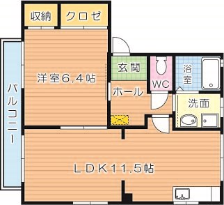 ディアス古屋敷Ⅱ 間取り図