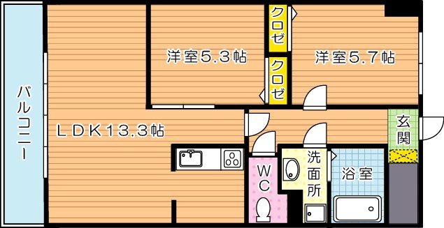 ルネックスⅡ 間取り図