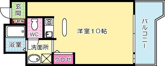 メゾンガーデンプラザ  206号室 間取り