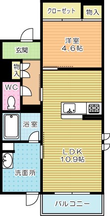 シャーメゾン竪町  間取り