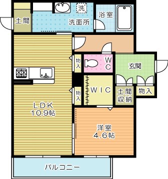 シャーメゾン竪町 103号室 間取り