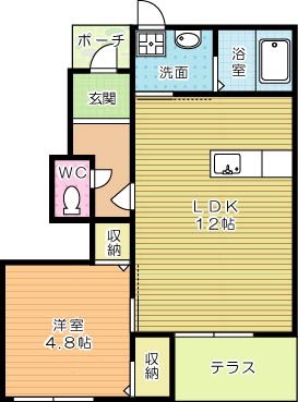 エスプランティ　SGK   101号室 間取り
