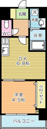 アルゴヴィラージュＪＯＮＯ 805号室 間取り