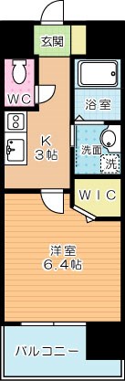 アルゴヴィラージュＪＯＮＯ 407号室 間取り