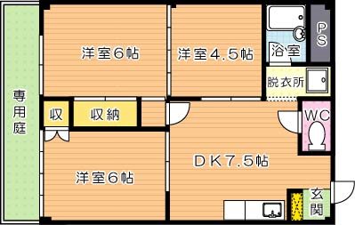 シティハイツ本城 間取り