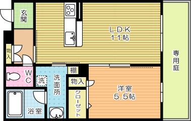 シャーメゾン・ネバーランドⅡ 101号室 間取り