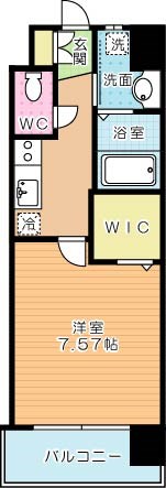 ギャラクシー西小倉 303号室 間取り