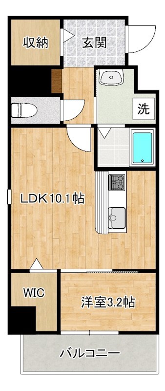 サンフォート小倉 510号室 間取り